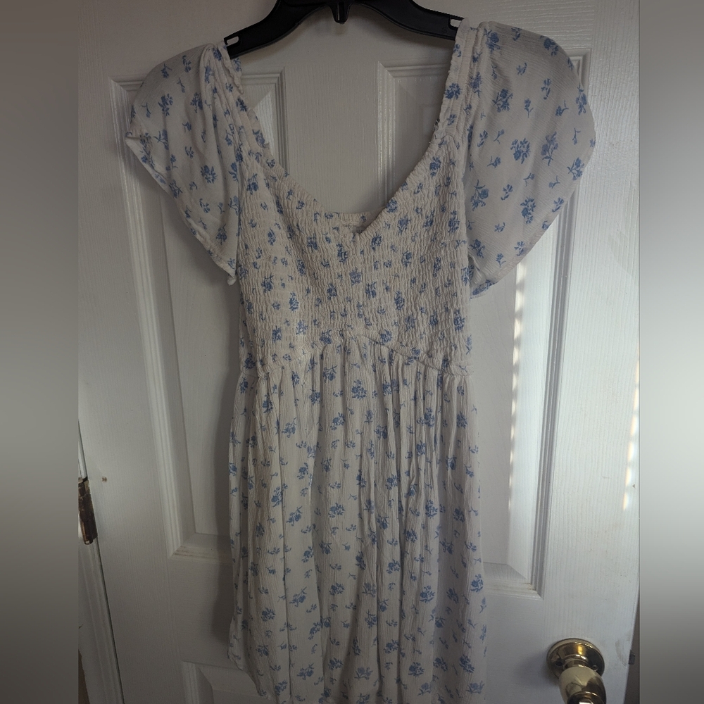 Hollister Blue Floral Dress